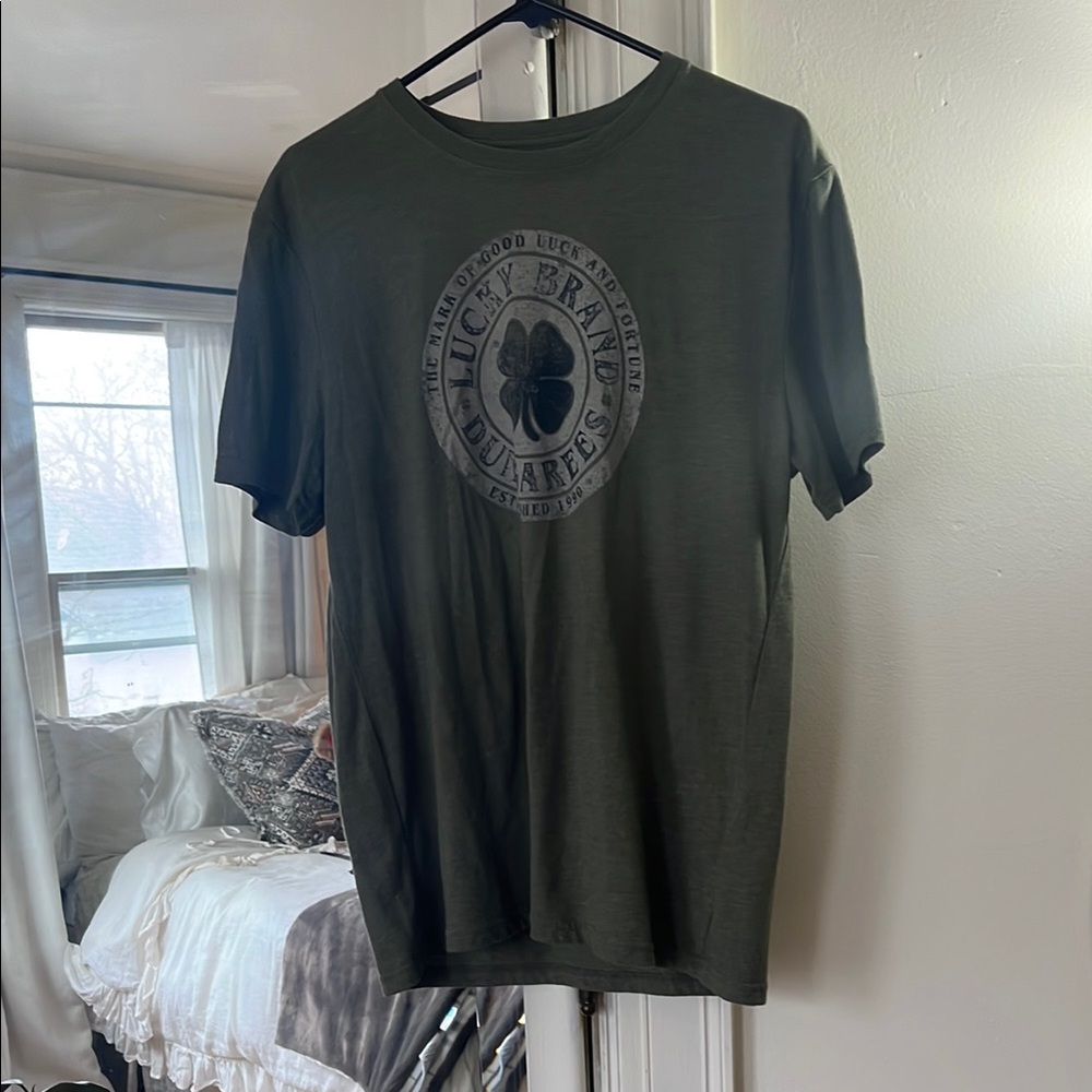 Lucky Brand Men's Green T-Shirt